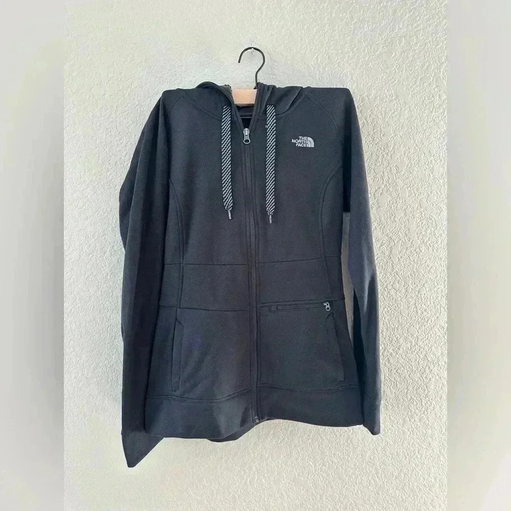The North Face Black Hoodie Zip Jacket Women's Size S